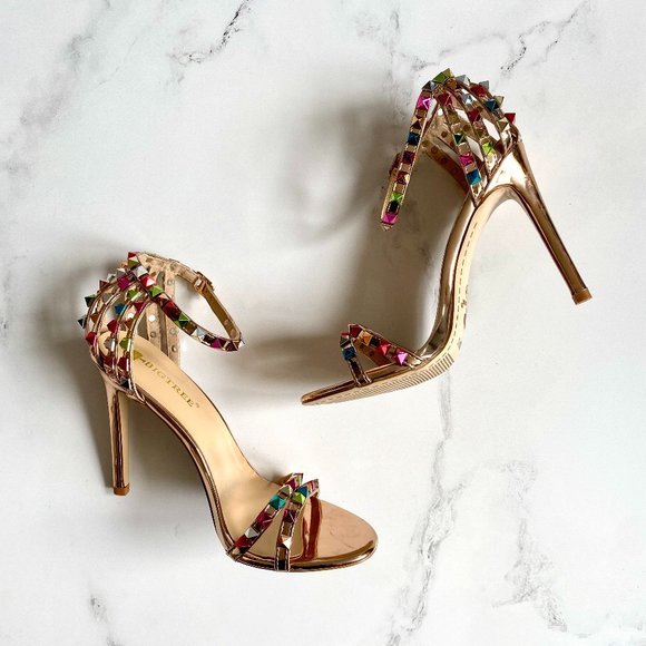 SK Kultivate Multicolored studded heels BRAND NEW!!!! - Picture 5 of 5